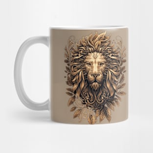 golden lion Mug